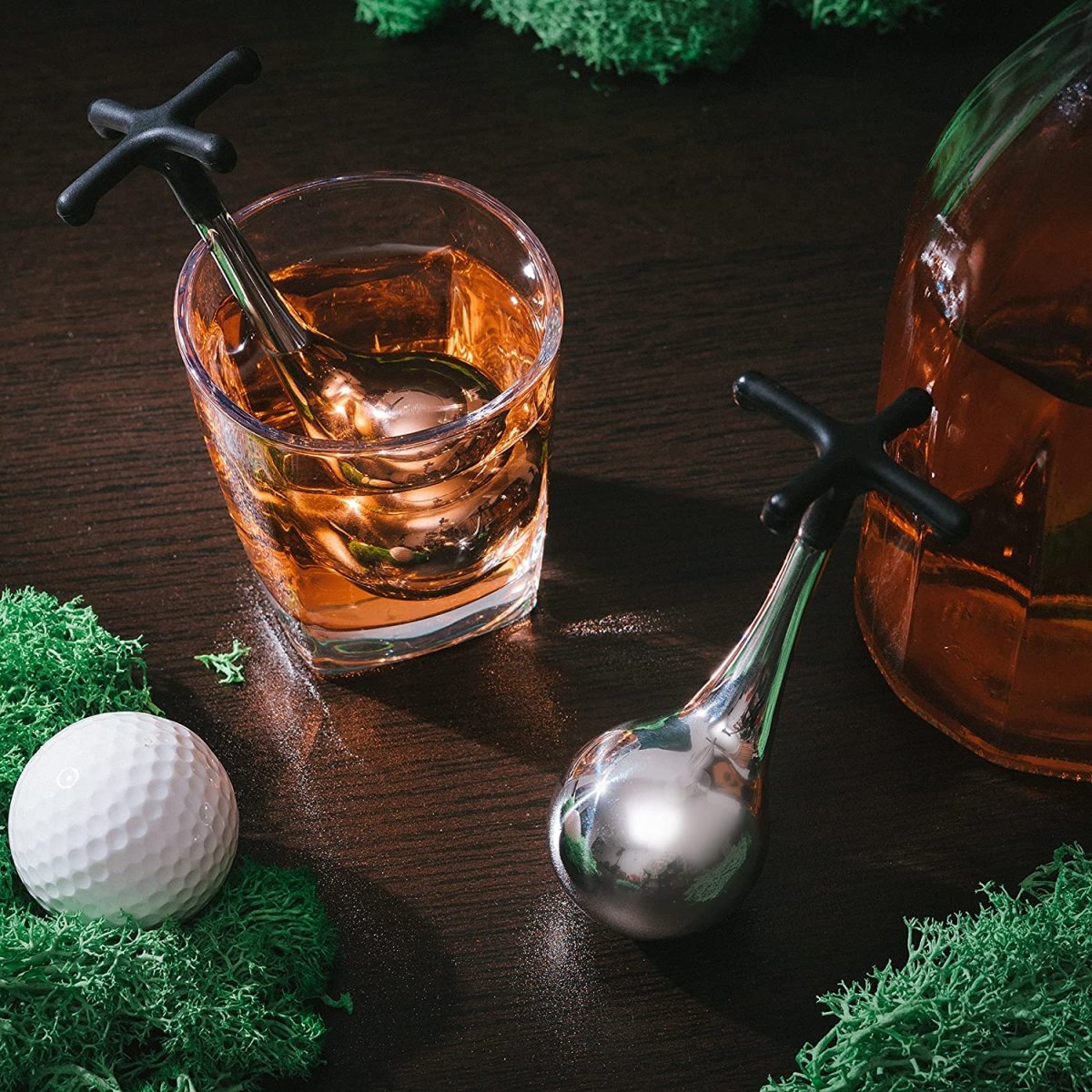 Unique Personalized Golf Club Whiskey Rocks Customized Gifts for Men by Groovy Guy
