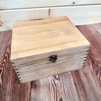 Large Stained Pine Box