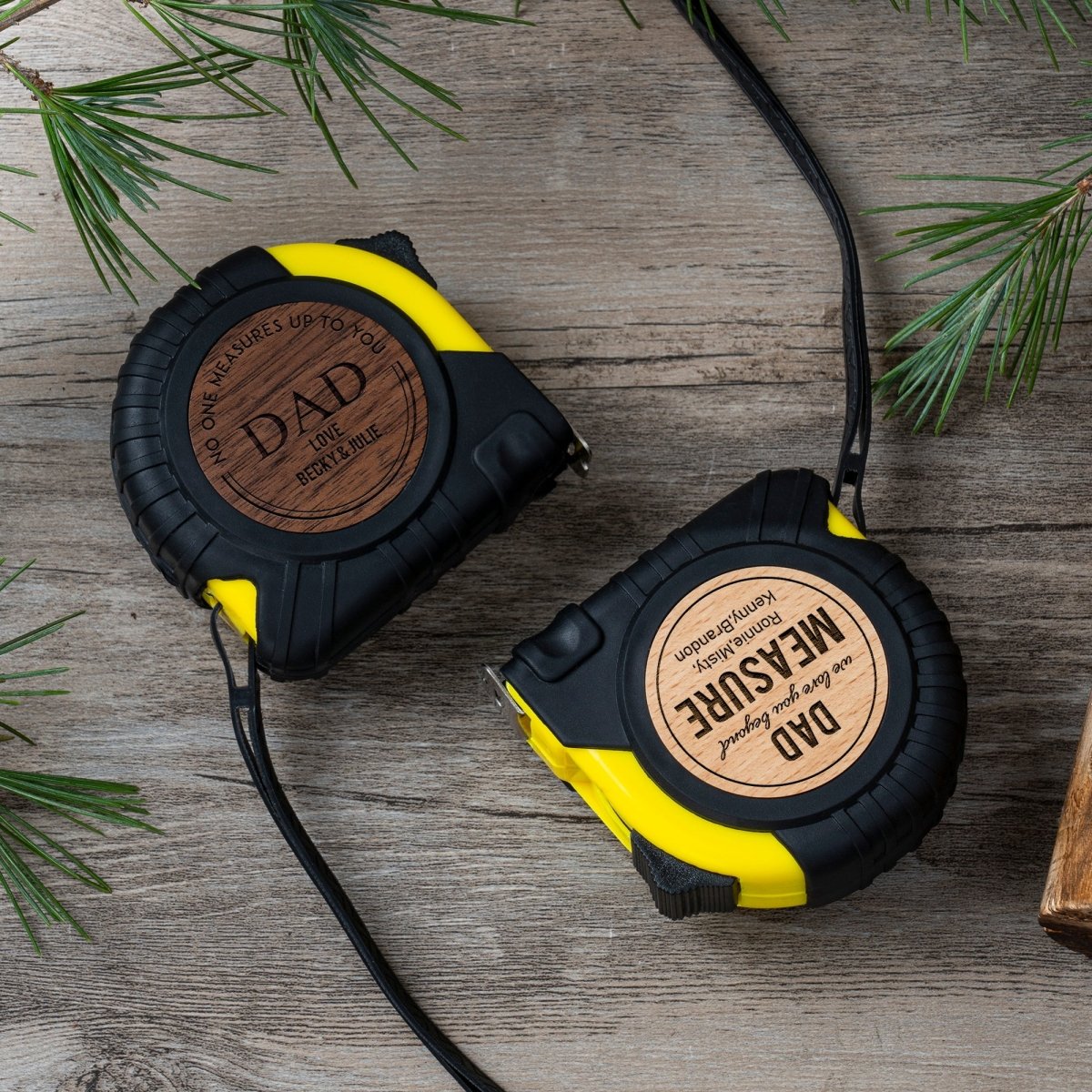Unique Personalized Dads Tape Measure Customized Tools Gifts for Men by Groovy Guy