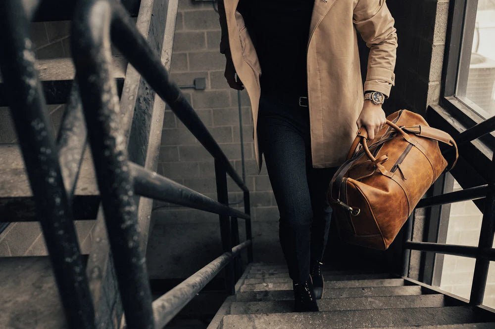 Unique Personalized Ultimate Day - tripper Duffel Customized Duffle Bag Gifts for Men by Groovy Guy