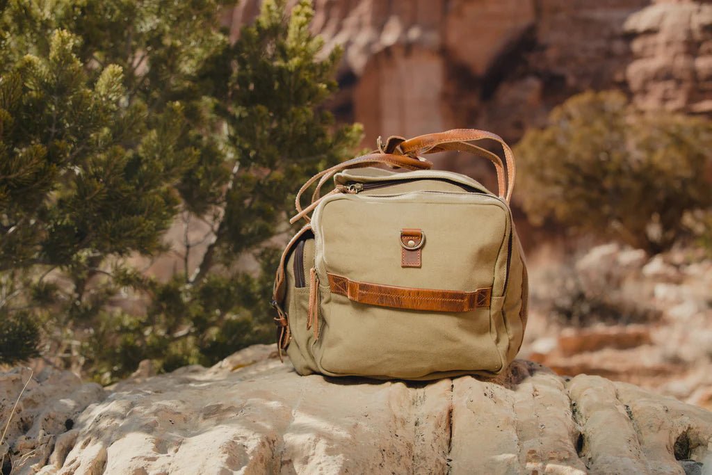 Unique Personalized 25L Overnight Canvas Duffel Customized Duffle Bag Gifts for Men by Groovy Guy