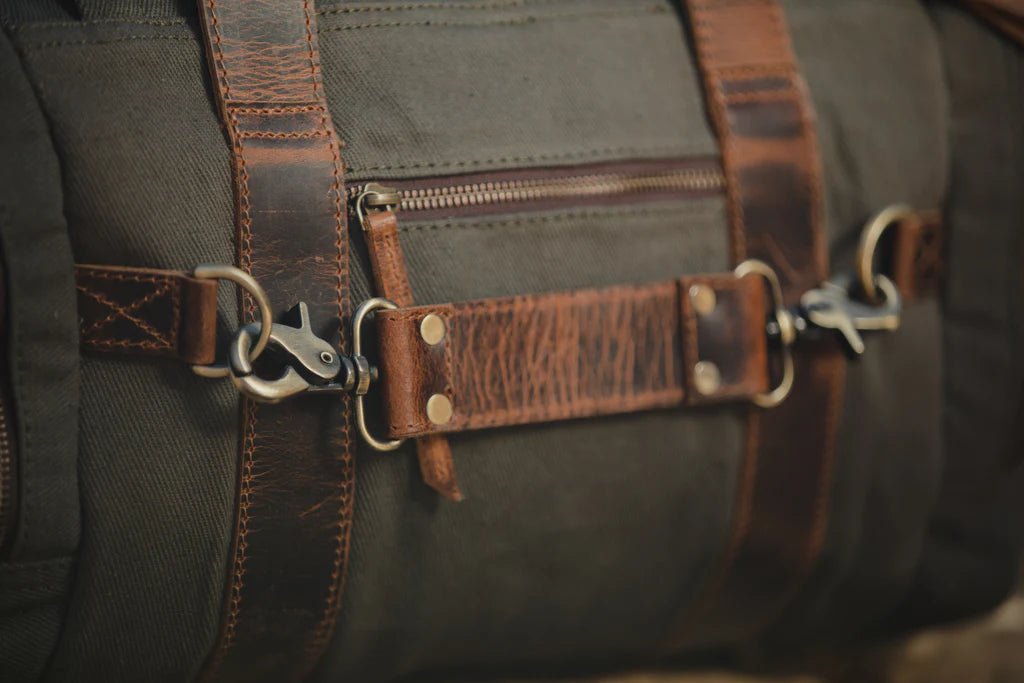 Unique Personalized Excursion Canvas Duffle Customized Duffle Bag Gifts for Men by Groovy Guy