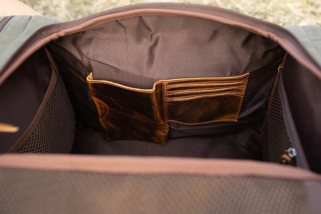 Unique Personalized 25L Overnight Canvas Duffel Customized Duffle Bag Gifts for Men by Groovy Guy