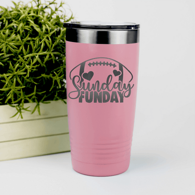 Salmon football tumbler A Day Of Rest And Touchdowns