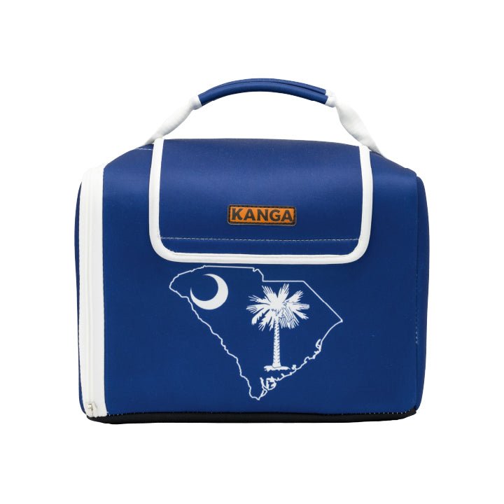 Unique Personalized South Carolina Flag 12 - Pack Kase Mate Customized Cooler Gifts for Men by Groovy Guy