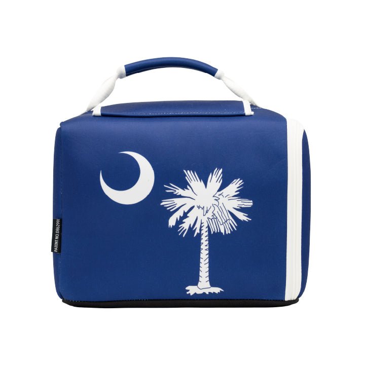 Unique Personalized South Carolina Flag 12 - Pack Kase Mate Customized Cooler Gifts for Men by Groovy Guy