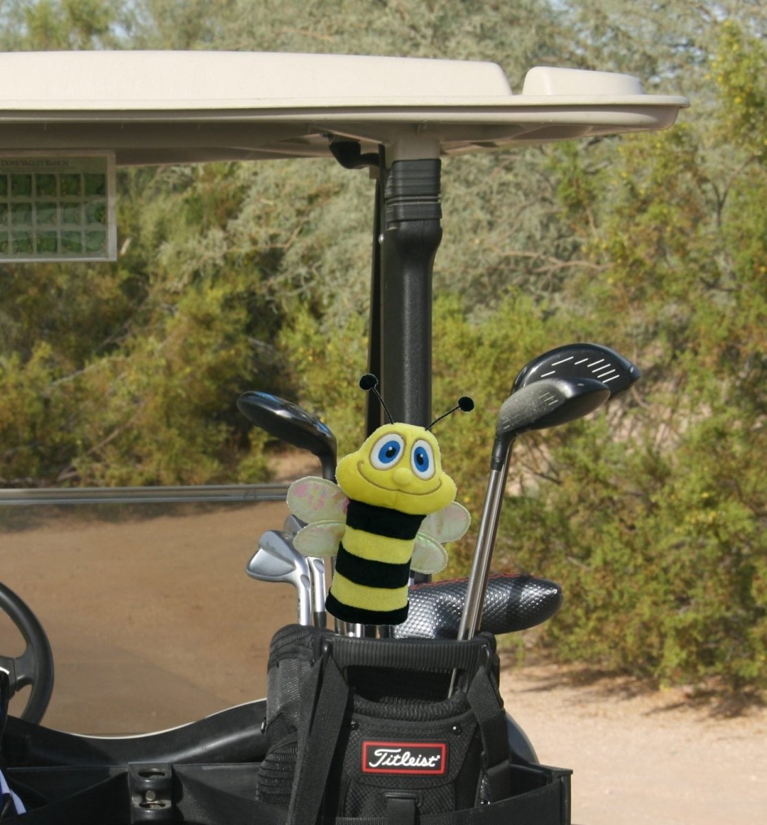 Unique Personalized Bumble Bee Hybrid Headcover Customized Golf Head Covers Gifts for Men by Groovy Guy