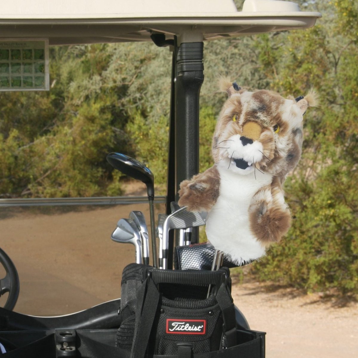 Unique Personalized Bobcat Golf Headcover Customized Golf Head Covers Gifts for Men by Groovy Guy