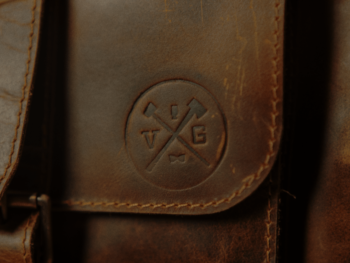 Unique Personalized Buffalo Leather Backpack Customized Gifts for Men by Groovy Guy