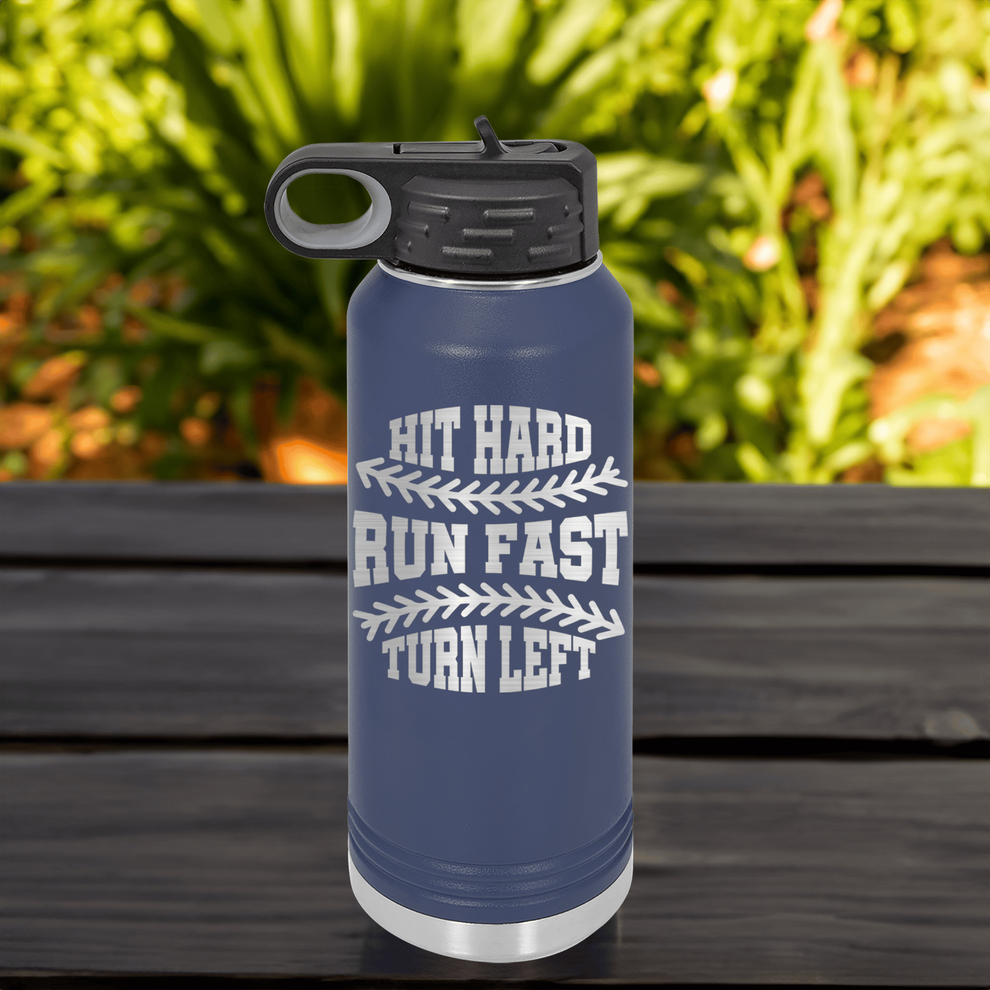 Funny Swing for the Fences 32 Oz Water Bottle - Groovy Guy Gifts