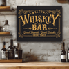 Black Gold Leather Wall Decor With Basement Whiskey Bar Design