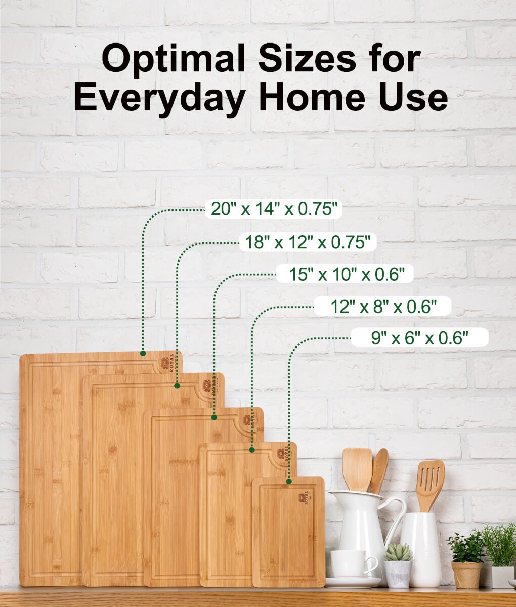 Unique Personalized 5 Piece Chopping Board Set Customized Gifts for Men by Groovy Guy