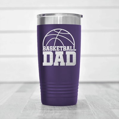 Purple basketball tumbler Basketball Father Figure