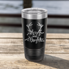 Funny Be Merry And Bright Ringed Tumbler