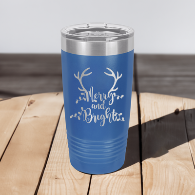Be Merry And Bright Ringed Tumbler