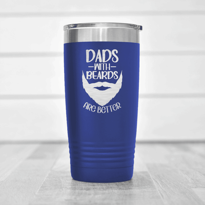 Blue fathers day tumbler Bearded Dad Club