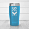 Light Blue fathers day tumbler Bearded Dad Club