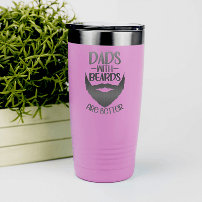 Pink fathers day tumbler Bearded Dad Club