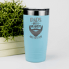 Teal fathers day tumbler Bearded Dad Club