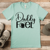 Light Green Mens T-Shirt With Beer Fuel For Dad Design