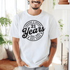 Mens White T Shirt with Beers-N-Cheers-21 design