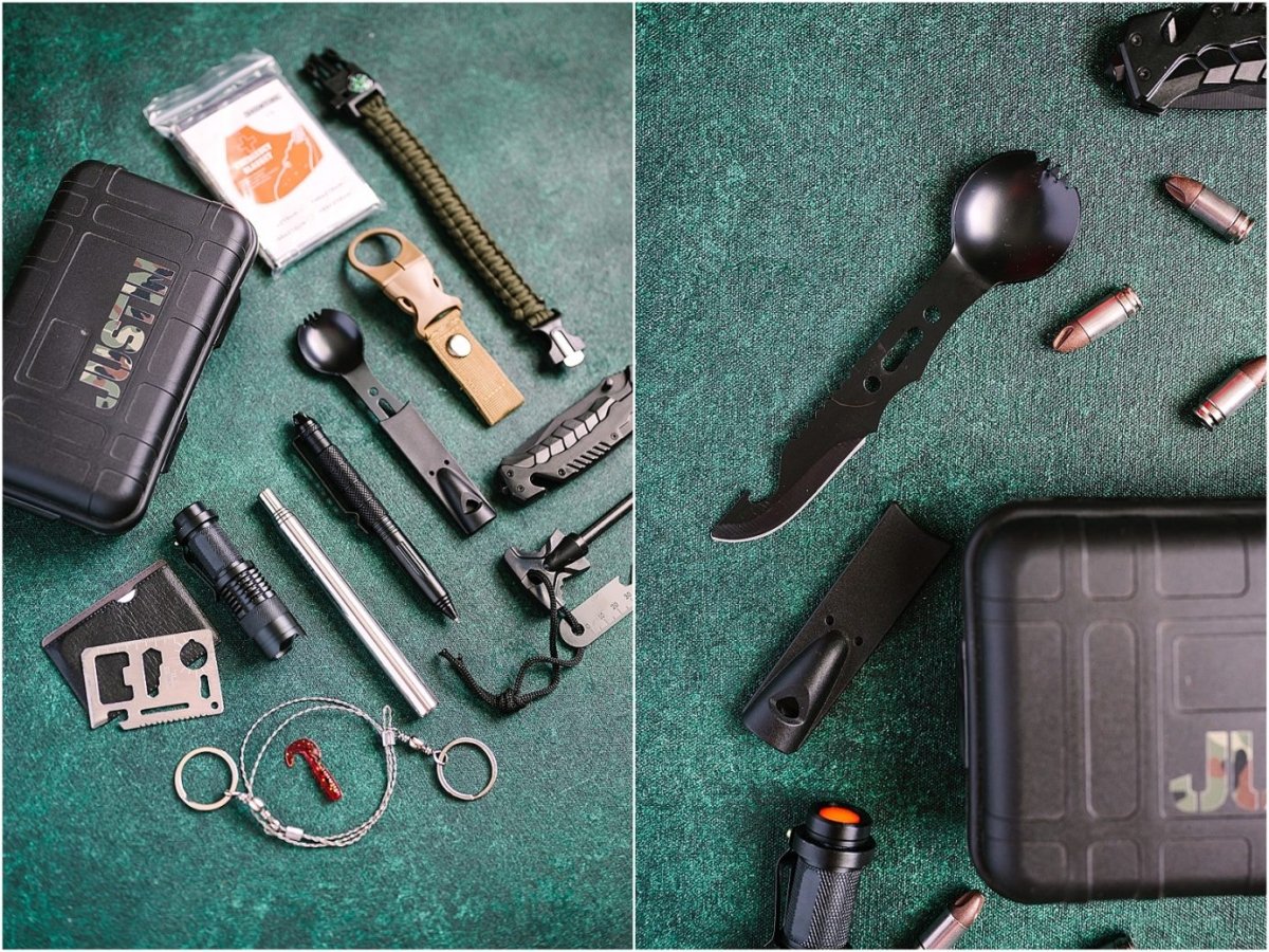 Unique Personalized Ultimate Survival Kit Customized Gift Sets Gifts for Men by Groovy Guy