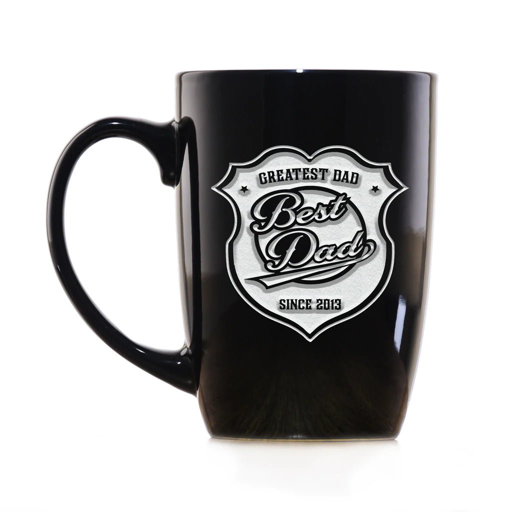 Unique Personalized World's Best Dad Coffee Mug Customized Dad Gifts for Men by Groovy Guy