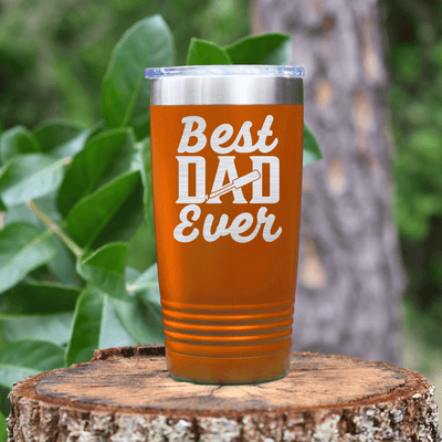 Orange fathers day tumbler Best Dad Ever