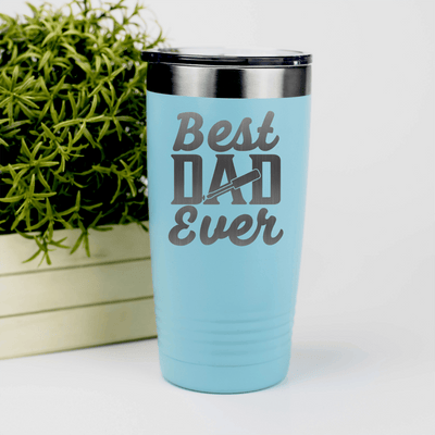 Teal fathers day tumbler Best Dad Ever
