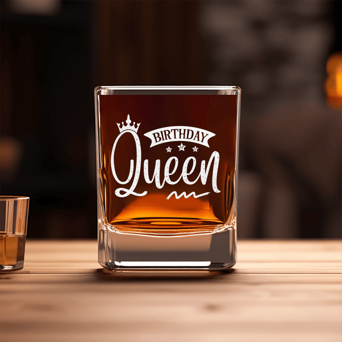 Birthday Queen Square Shotglass