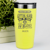 Yellow Funny Old Man Tumbler With Body Doesnt Agree Design