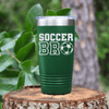 Green soccer tumbler Brothers Soccer Vibes