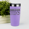 Light Purple soccer tumbler Brothers Soccer Vibes