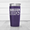 Purple soccer tumbler Brothers Soccer Vibes