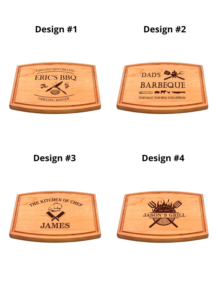 Custom Engraved Cutting Board – Personalized Walnut, Cherry, or Bamboo Gift for Weddings, Housewarmings & Special Occasions