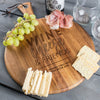 Round Charcuterie Board for Friends - Design: BETTERWITHAGE