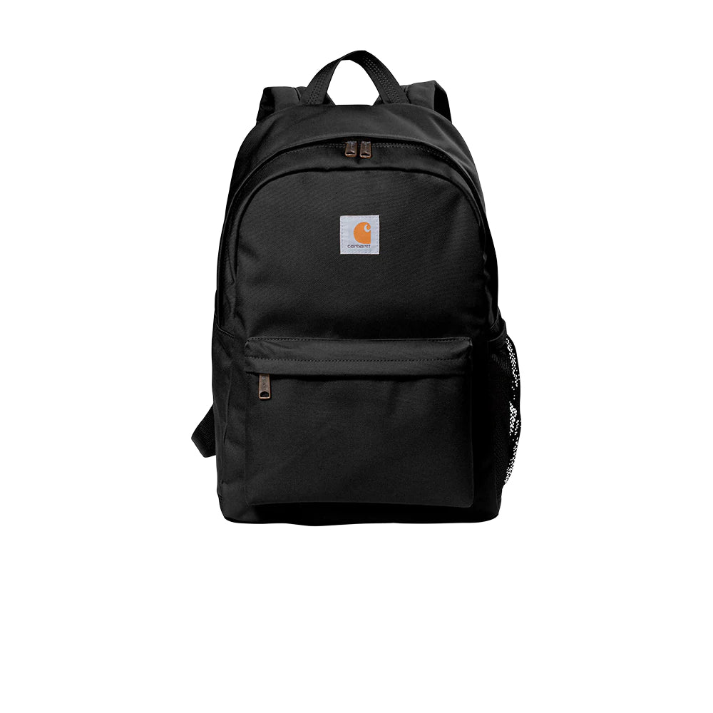 Carhartt Canvas Backpack in Carhartt Brown with personalized name