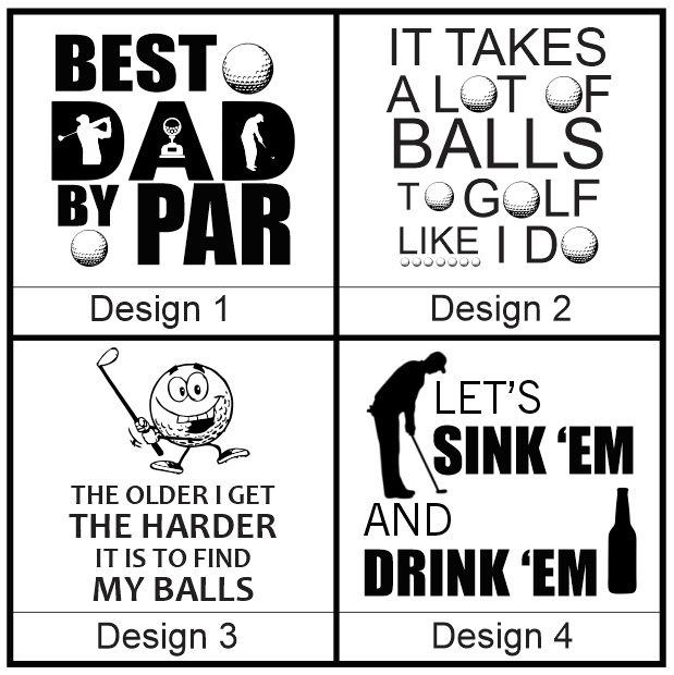 Unique Personalized Funny Golf Bag Tags Customized Golf Gifts for Men by Groovy Guy