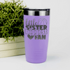 Light Purple basketball tumbler Cheering From The Sidelines