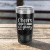 Funny Cheers To Sixty Arrow Ringed Tumbler