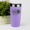 Light Purple Birthday Tumbler With Cheers To Sixty Beer Design