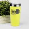 Yellow Birthday Tumbler With Cheers To 80 Years Beer Design