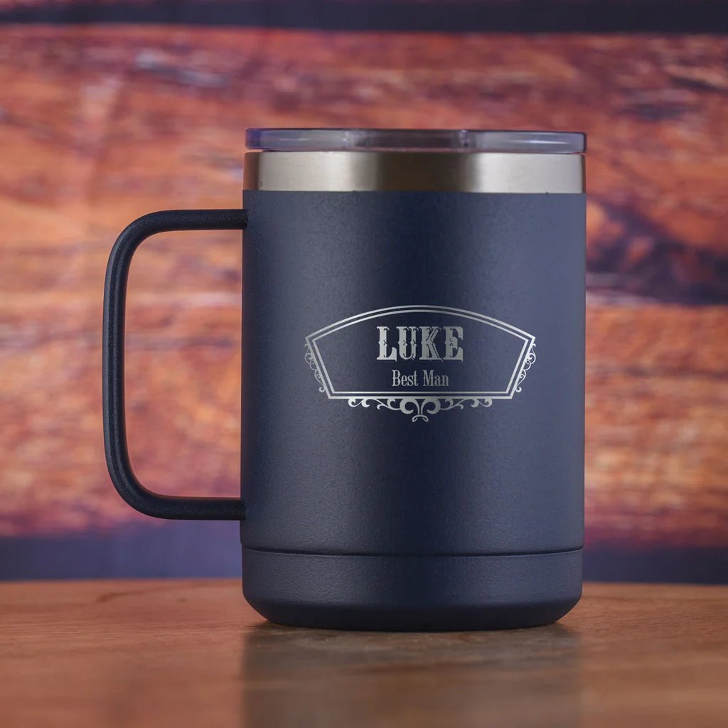 Groom's Crew Travel Mug, groomsmen coffee mug