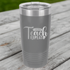 Funny Coffee Teach Repeat Ringed Tumbler