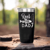 Black fathers day tumbler Coolest Fishing Dad