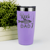 Light Purple fathers day tumbler Coolest Fishing Dad
