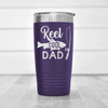 Purple fathers day tumbler Coolest Fishing Dad