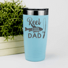 Teal fathers day tumbler Coolest Fishing Dad