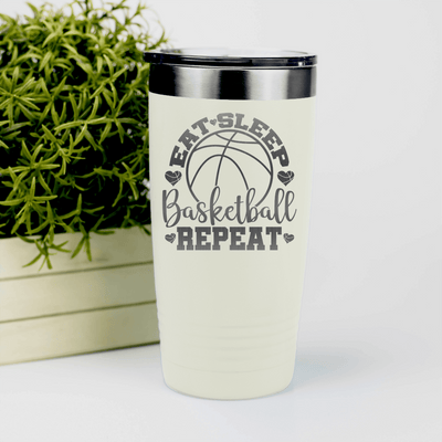 White basketball tumbler Court Dreams And Daily Life