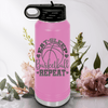 Light Purple Basketball Water Bottle With Court Dreams And Daily Life Design